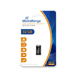 MediaRange MR922 lecteur USB flash 32 Go USB Type-A / Micro-USB 2.0 Noir
