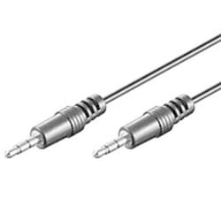 MediaRange 1m, 3.5mm - 3.5mm câble audio 3,5mm Noir