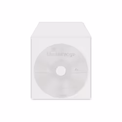 MediaRange Zubehör CD-/DVD-Rohlinge Housse 1 disques Transparent