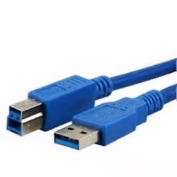 MediaRange 1.8m, USB2.0-A - USB2.0-B, 1,8 m, USB A, USB B, USB 3.2 Gen 1 (3.1 Gen 1), Mâle/Mâle, Bleu