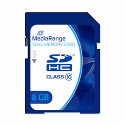 MediaRange MR962 mémoire flash 8 Go SDHC Classe 10