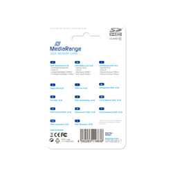 MediaRange MR963 mémoire flash 16 Go SDHC Classe 10