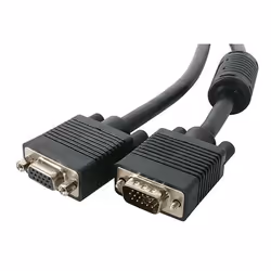 MediaRange MRCS148, 1,8 m, VGA (D-Sub), VGA (D-Sub), Mâle, Femelle, Noir