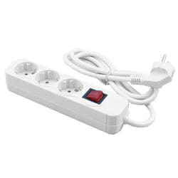MediaRange MRCS205 multiprise 1,4 m 3 sortie(s) CA Blanc