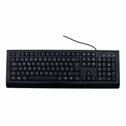 MediaRange MROS101 clavier USB QWERTZ Allemand Noir