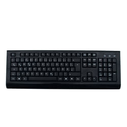 MediaRange MROS104 clavier Souris incluse RF sans fil QWERTY Allemand Noir