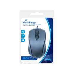 MediaRange MROS201 souris Ambidextre USB Type-A Optique 1000 DPI