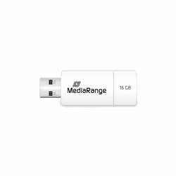 MediaRange MR972 lecteur USB flash 16 Go USB Type-A 2.0 Blanc, Jaune - Vue supplémentaire 4
