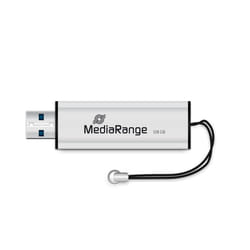 MediaRange MR918 lecteur USB flash 128 Go USB Type-A / Micro-USB 3.2 Gen 1 (3.1 Gen 1) Noir, Argent