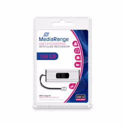 MediaRange MR918 lecteur USB flash 128 Go USB Type-A / Micro-USB 3.2 Gen 1 (3.1 Gen 1) Noir, Argent - Vue supplémentaire 5
