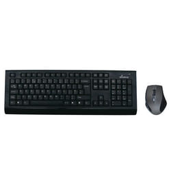 MediaRange MROS104-UK clavier Souris incluse RF sans fil QWERTY Anglais britannique Noir, Gris