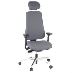 Siège de bureau de qualité professionnelle - hjh OFFICE - PRO-TEC 400 - Anthracite - Tissu