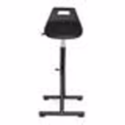 Siège assis-debout - hjh OFFICE - TOP WORK 31 - Noir - Plastique