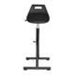 Siège assis-debout - hjh OFFICE - TOP WORK 31 - Noir - Plastique