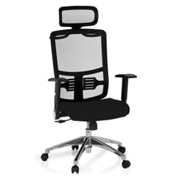 Siège de bureau de qualité professionnelle - hjh OFFICE - CAYEN - Noir - Tissu