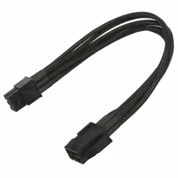 Nanoxia 900100021, 0,3 m, PCI-E (6-pin), PCI-E (6-pin), Noir