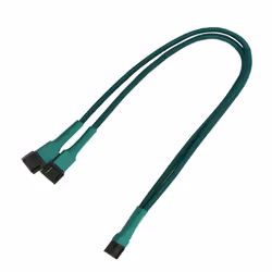 Nanoxia NX3PY30G, 0,3 m, Molex (3-pin), Molex (3-pin), Mâle, Femelle, Droit