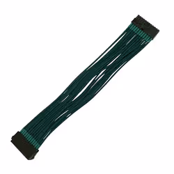 Nanoxia NX24V3EG, 0,3 m, ATX (24-pin), ATX (4-pin), Droit, Droit, Vert