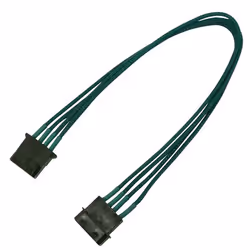 Nanoxia NX4PV3EG, 0,3 m, Molex (4-pin), Molex (4-pin), Mâle, Femelle, Vert