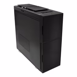 Nanoxia Deep Silence 6 Rev. B Dark Black, Full Tower, PC, Noir, ATX, EATX, HPTX, micro ATX, Mini-ATX, XL-ATX, Plastique, Acie ...