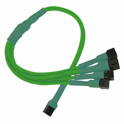Nanoxia NX34A30NG, 0,3 m, Molex (3-pin), 2 x Molex (4-pin), Mâle, Femelle, Droit