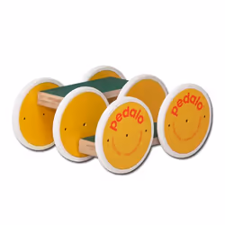 pedalo - Classic, Planche d'équilibre, Jaune, 200 kg, 370 mm, 440 mm, 220 mm