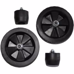 Informations techniques Dimension produit, Ø : 150 mm Poids : 1000 g Kit de roues D150 pour 50 L Roues de transport en caoutc ...