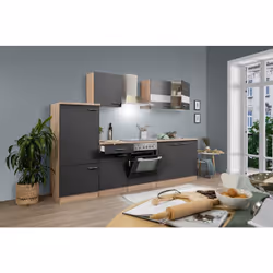 composé de : 1 armoire basse avec tiroir 50 cm1 armoire basse pour cuisinière 60 cm1 armoire basse pour évier 100 cm1 armoire ...