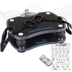 Plateforme vibrante oscillante - Skandika Home Vibration Plate 500 -  avec télécommande - 4 programmes - Sangles incluses