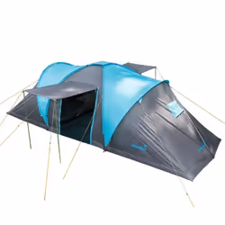 Tente de camping dôme familiale - Skandika Hammerfest 6 - 6 personnes - 2 cabines -Marquise - 620 x 220cm