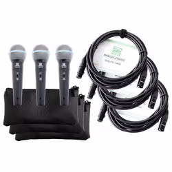 Pronomic Microphone Vocal DM-58 -B avec Interru…