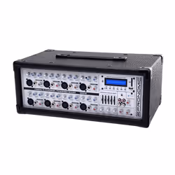 Pronomic PM83U 8-Channel Powered Mixer avec USB / SD / Lecteur MP3 Bluetooth.