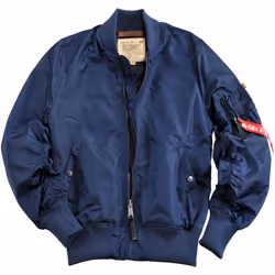 Alpha Industries MA-1 TT Veste, bleu, taille XS pour Hommes