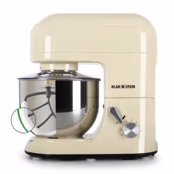 Klarstein Lucia Morena robot de cuisine 1200 W 5 L Crème