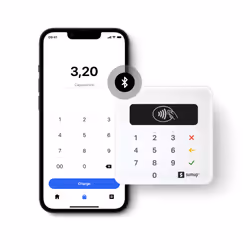 SumUp Air lecteur de cartes à puce Intérieur & extérieur Bluetooth Blanc
