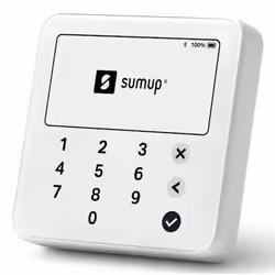 SumUp Solo lecteur de cartes à puce Intérieur & extérieur Batterie Wi-Fi + 3G Blanc