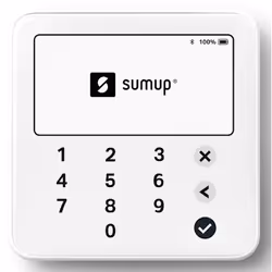 SumUp Solo lecteur de cartes à puce Intérieur & extérieur Batterie Wi-Fi + 3G Blanc - Vue supplémentaire 4