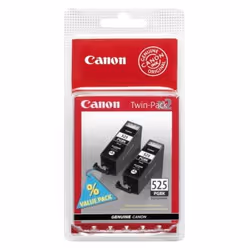 Canon Cartouche d'encre noire pigmentée PGI-525PGBK (lot de deux paquets), Encre à pigments, 2 pièce(s), Multi pack