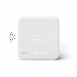 tado° Wireless Temperature Sensor, 868 MHz, Blanc, Plastique, Boutons, Tactile, 100 utilisateur(s), LED