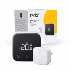 tado° VX-ST02-IB02-TC-ML-00 thermostat Noir, Blanc
