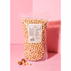 KoRo HASELN_002, 100% noisettes émondées, grillées., 638 kcal, 2670 kJ, 8 g, 15 g, 9 g