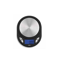 ADE TE 1700 escabeaux de cuisine Noir, Argent Comptoir Ovale Balance de ménage électronique