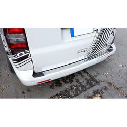 Pour VW T5 Transporter Protection Seuil Coffre Pare-Choc Arrière Inox Chrome