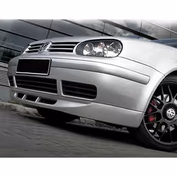 Pour VW Golf 4 Spoiler Rajout Pare-Choc Avant 25ème Anniversaire Noir Mat 97-06