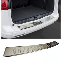 Pour Dacia Duster I Protection Seuil Coffre Pare-Choc Arrière Inox Chrome 10-17