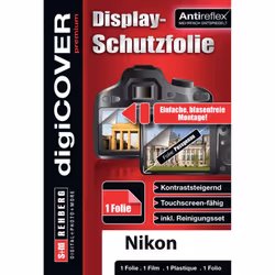 DigiCover N3435, Nikon, Nikon 1 J3, Film de protection anti-reflets, 1 pièce(s), Protecteur d'écran