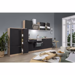 composé de : 1 armoire réfrigérateur 60 cm1 élément bas avec tiroir 50 cm1 armoire de cuisine 60 cm1 armoire à pharmacie 30 c ...