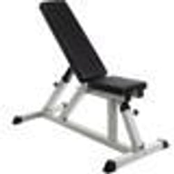 ScSPORTS® Banc de Musculation - Dossier et Siège Réglables Plat / Incliné en Acier Charge Max 200 kg - Banc de Poids à Domicile