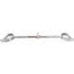 ScSPORTS® Barre de Traction pour Abdominaux - Poignée en Sabot Articulation Pivotante Multiprise Chromée - Barre de Triceps et