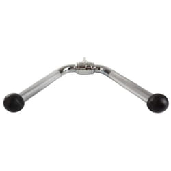 ScSPORTS® Barre de Fixation du Câble - Forme V Chromé Charge Max 200kg - Barre de Traction pour Câble Musculation Fitness